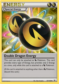 Single Pokémon Double Dragon Energy (ROS 97) - English