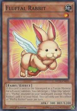 Single Yu-Gi-Oh! Fluffal Rabbit (NECH-EN020) - English