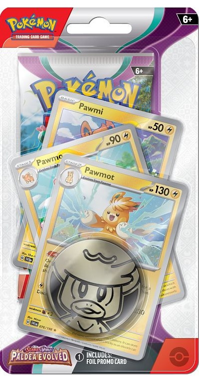 Pokémon - Scarlet and Violet 2 Paldea Evolved Premium Blister Pawmot EN