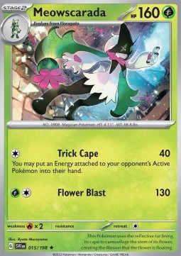 Single Pokémon Meowscarada (SVI 015) Holo - English