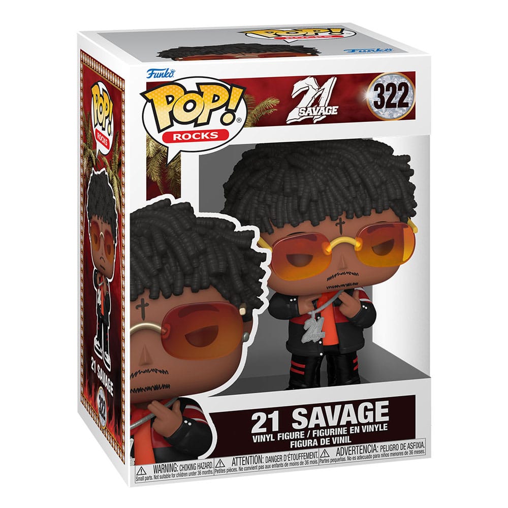 21 Savage POP! Rocks Vinyl Figure 21 Savage 9 cm
