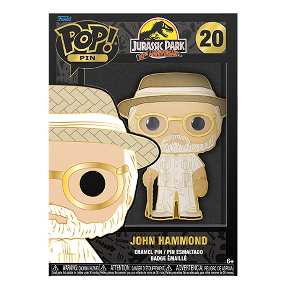 Jurassic Park POP! Enamel Pin John Hammond 10 cm
