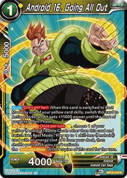 Single Dragon Ball Super Android 16, Going All Out (BT13) - En
