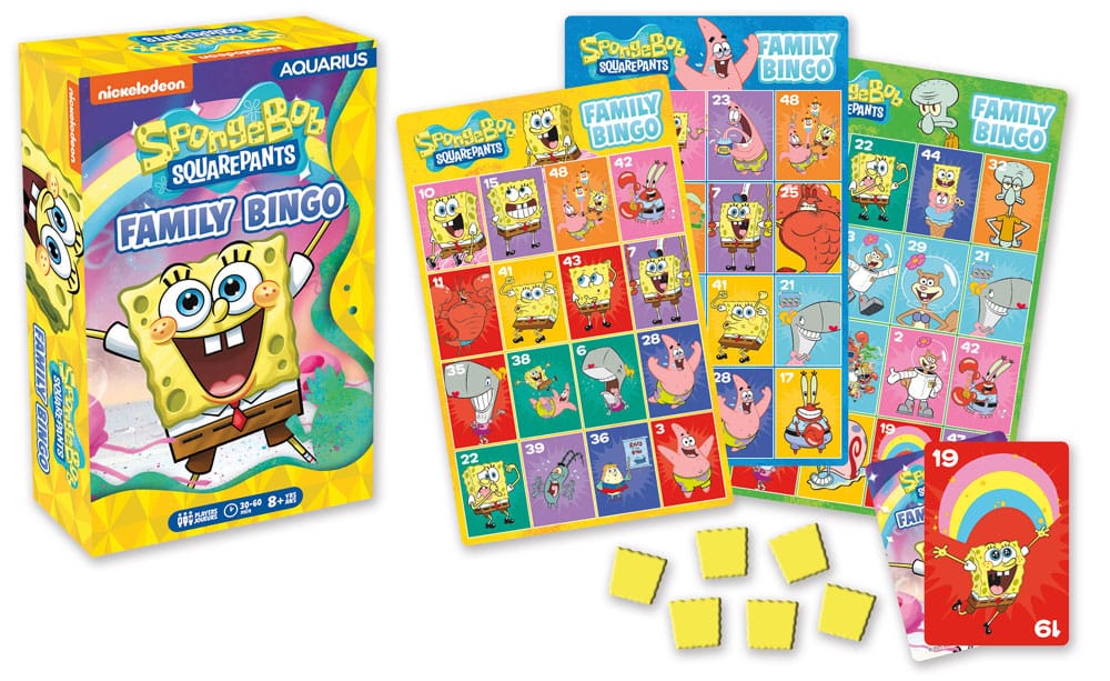 SpongeBob Board Game Family Bingo - English