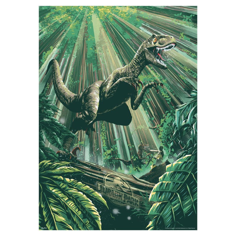 Jurassic Park Art Print 30th Anniversary Edition Limited Jungle Art Edition