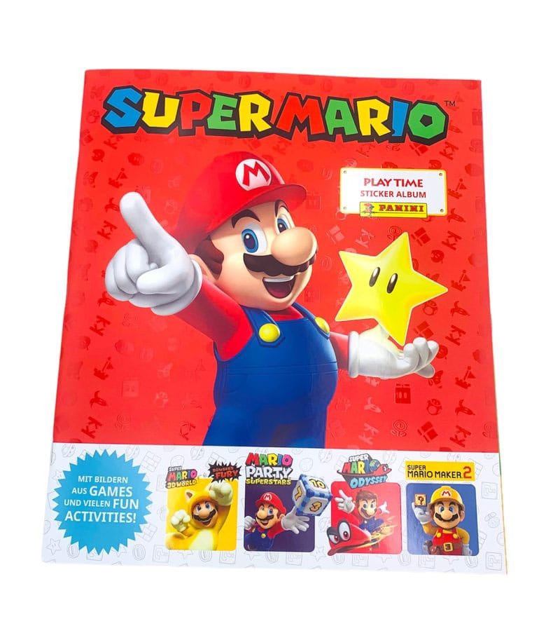 Super Mario Play Time Sticker Collection Sticker Album *German Version*