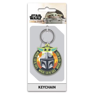 Star Wars Rubber Keychain The Mandalorian 6 cm
