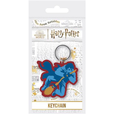 Harry Potter Rubber Keychain Checkmate Broom 6 cm