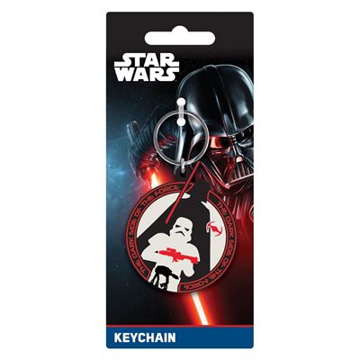 Star Wars Rubber Keychain Darth Vader & Storm Trooper 6 cm