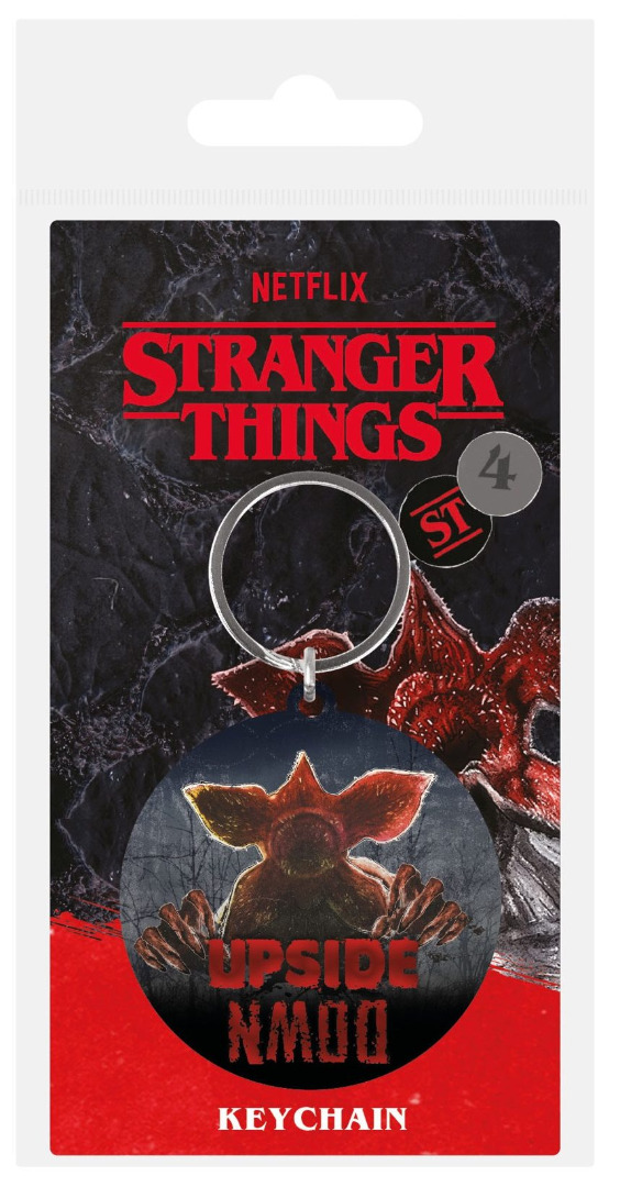 Stranger Things 4 Rubber Keychain Demogorgon 6 cm