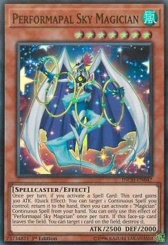 Single Yu-Gi-Oh! Performapal Sky Magician (INCH-EN047) - English