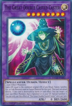 Single Yu-Gi-Oh! The Great Double Casted Caster (BACH-EN084) - English