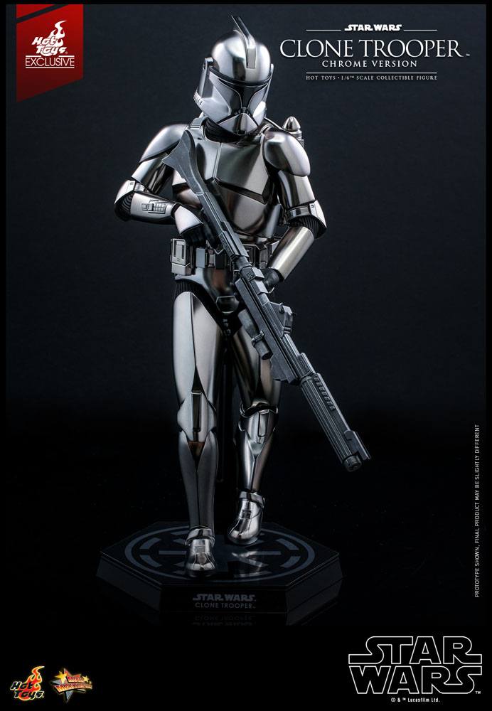 Star Wars Action Figure 1/6 Clone Trooper (Chrome Version) 30 cm