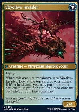 Single Magic the Gathering Skyclave Aerialist/Skyclave Invader (MOM-078)
