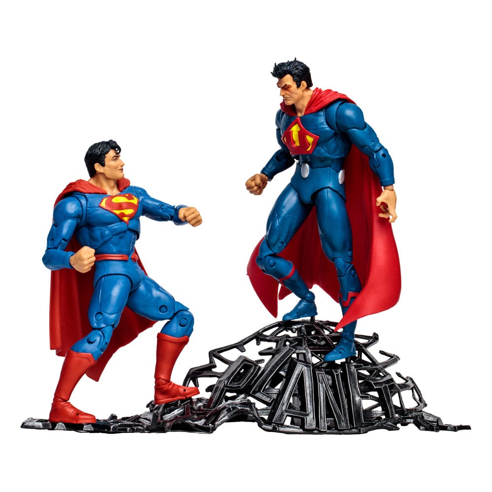 DC Multiverse Action Figure Superman vs Superman of Earth-3 (Gold Label)