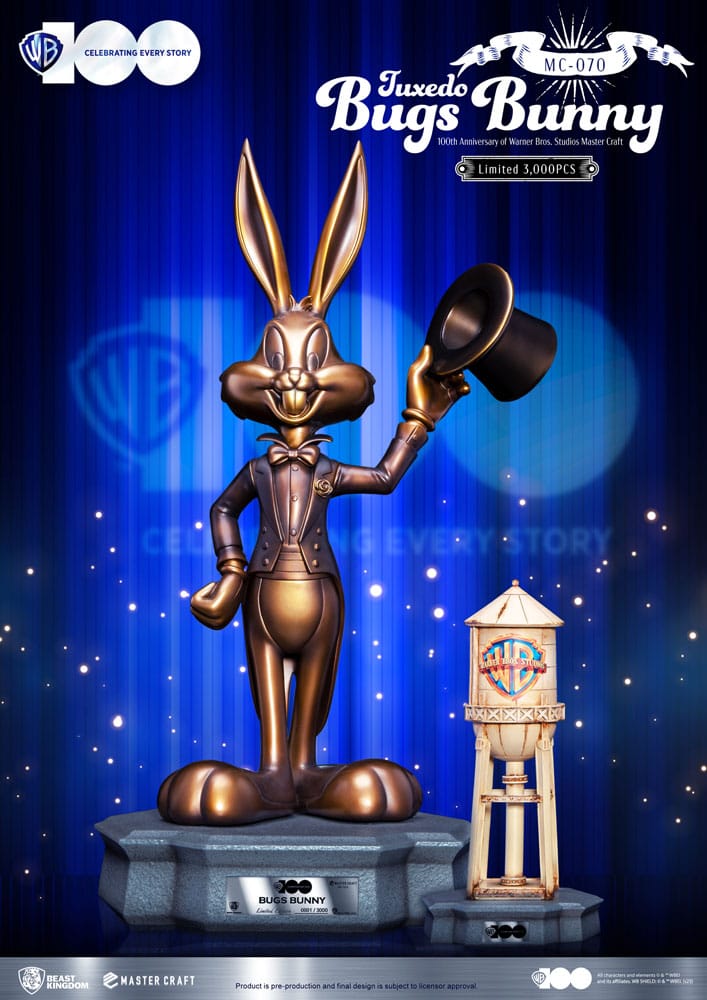 Looney Tunes 100th anniversary Master Craft Statue Bugs Bunny 46 cm