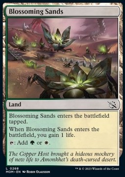 Single Magic the Gathering Blossoming Sands Eng