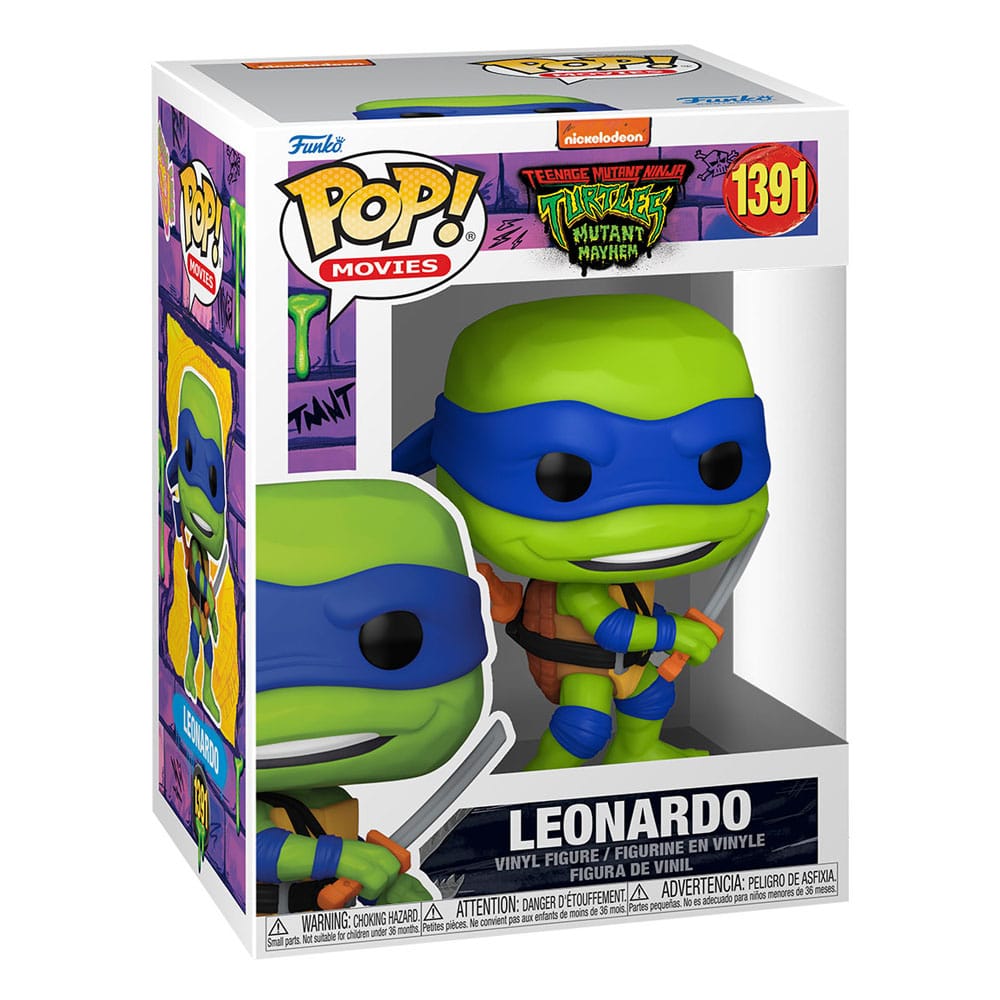 Teenage Mutant Ninja Turtles POP! Movies Vinyl Figure Leonardo 9 cm