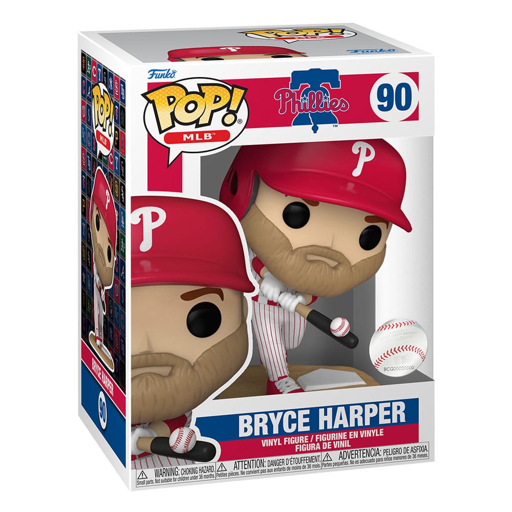MLB POP! Vinyl Figure Phillies- Bryce Harper 9 cm