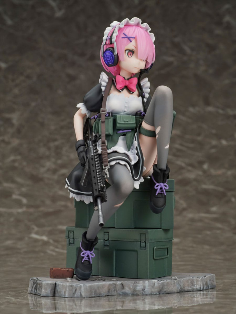 Re:Zero Starting Life in Another World PVC Statue 1/7 Ram Military Ver.