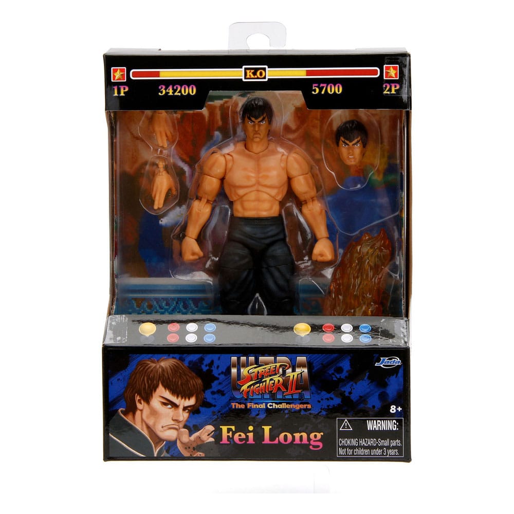 Street Fighter II Fei-Long Figure 15 cm
