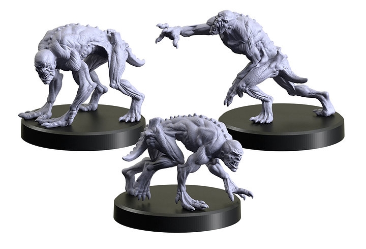 MFC - The Witcher Miniatures - Necrophages 1 - Ghouls