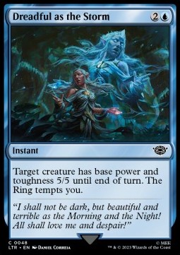 Single Magic The Gathering Dreadful as the Storm (LTR-048) - English