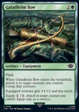 Single Magic The Gathering Galadhrim Bow (LTR-167) - English