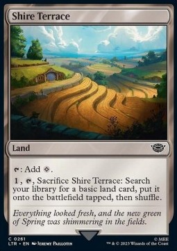 Single Magic The Gathering Shire Terrace (0261 Lord of the Rings)