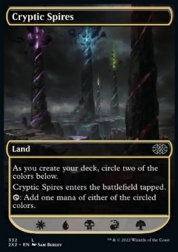 Single Magic The Gathering Cryptic Spires (332 Double Masters 2022)