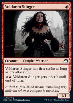 Single Magic The Gathering Voldaren Stinger (167 Innistrad: Midnight Hunt)