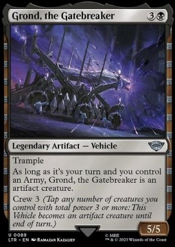 Single Magic The Gathering Grond, the Gatebreak (089 The Lord of the Rings)