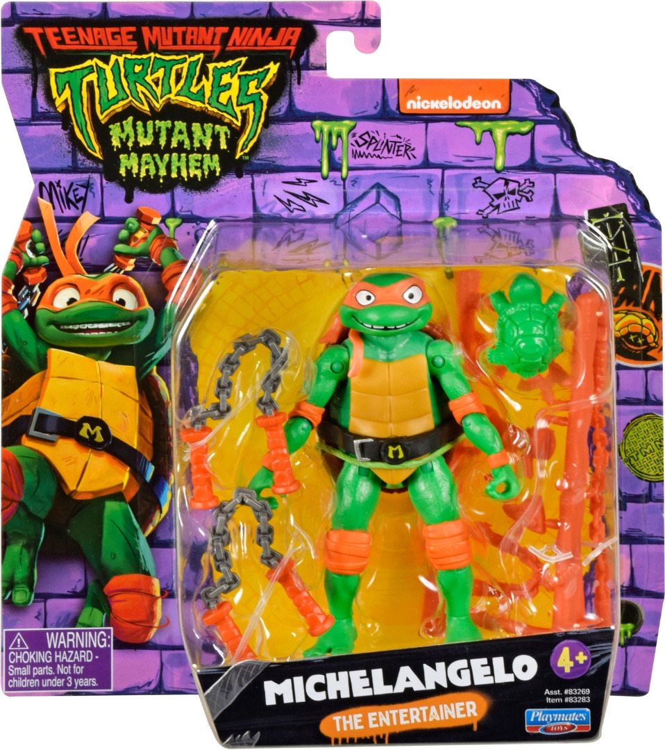 Teenage Mutant Ninja Turtles: Mutant Mayhem Action Figure Michelangelo 10cm