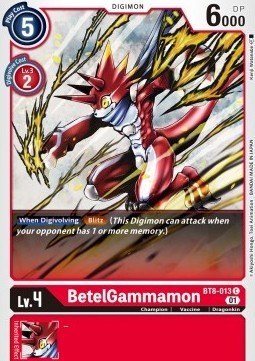 Single Digimon BetelGammamon (BT8-013) - English
