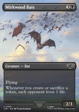Single Magic The Gathering Mirkwood Bats (LTR-421) - English