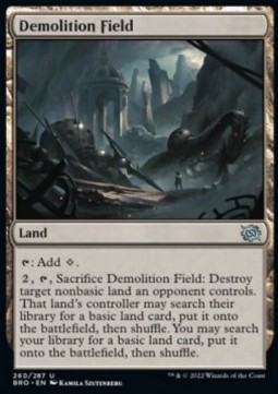 Single Magic The Gathering Demolition Field (260 The Brothers' War)