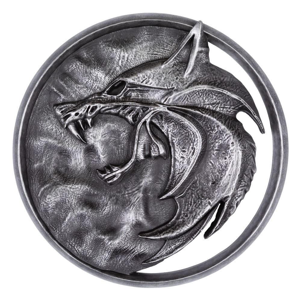 The Witcher Season 03 Replica Wall Plaque Wolf Medallion