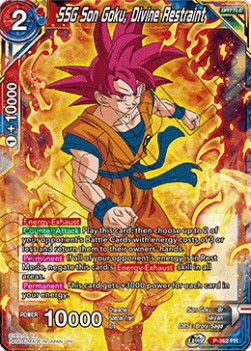 Single Dragon Ball SSG Son Goku, Divine Restraint (P-362 PR) Foil - EN