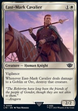 Single Magic The Gathering East-Mark Cavalier (009 The Lord of the Rings)