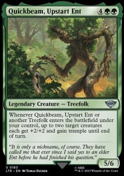 Single Magic The Gathering Quickbeam, Upstart E (183 The Lord of the Rings)
