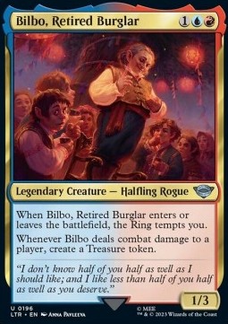 Single Magic The Gathering Bilbo, Retired Burgl (196 The Lord of the Rings)