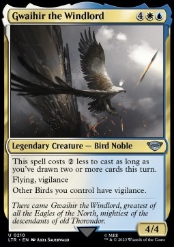 Single Magic The Gathering Gwaihir the Windlord (210 The Lord of the Rings)