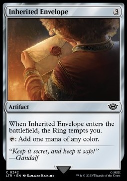 Single Magic The Gathering Inherited Envelope (242 The Lord of the Rings)