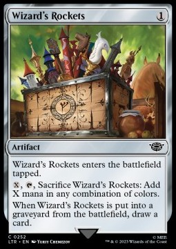 Single Magic The Gathering Wizard's Rockets (252 The Lord of the Rings)