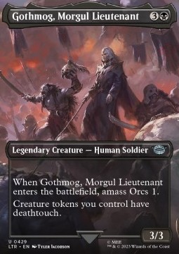 Single Magic The Gathering Gothmog, Morgul Lieutenant (LTR-429) - English