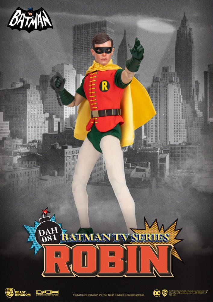 DC Comics Dynamic 8ction Heroes Action Fig 1/9 Batman TV Series Robin 24 cm
