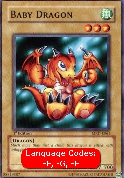 Single Yu-Gi-Oh! Baby Dragon (V.1 - Common) (MRD-EN061) - English