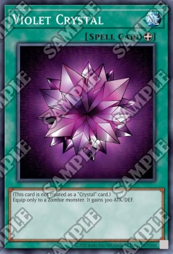 Single Yu-Gi-Oh! Violet Crystal (LOB-EN042) - English