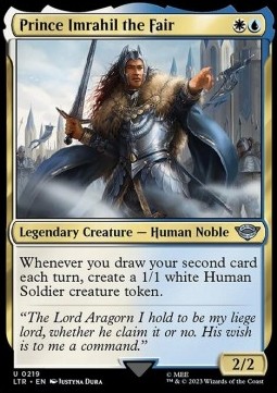 Single Magic The Gathering Prince Imrahil the Fair (219 Lord of the Rings)