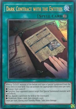 Single Yu-Gi-Oh! Dark Contract with the Entities (MP17-EN239) - English